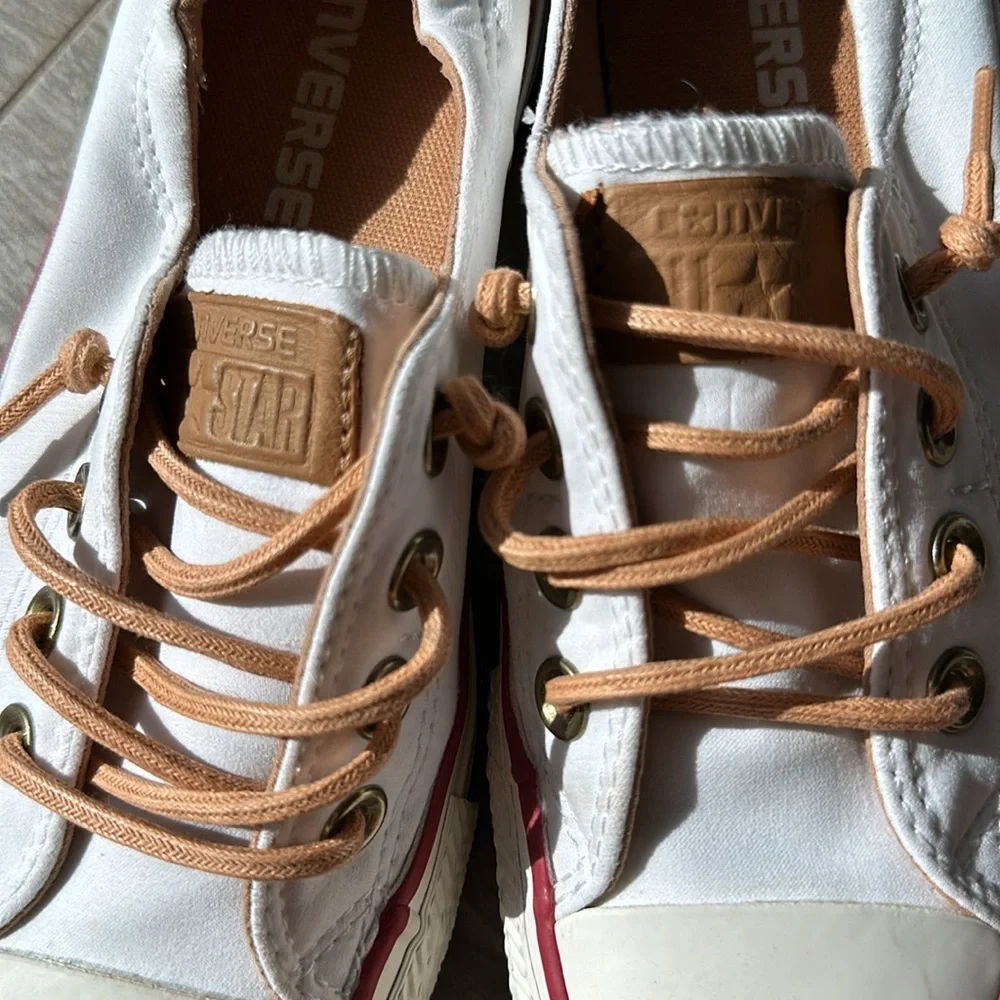 Converse Chuck Taylor All Star Shoreline Slip shoes - biscuit with tan laces - Picture 9 of 12